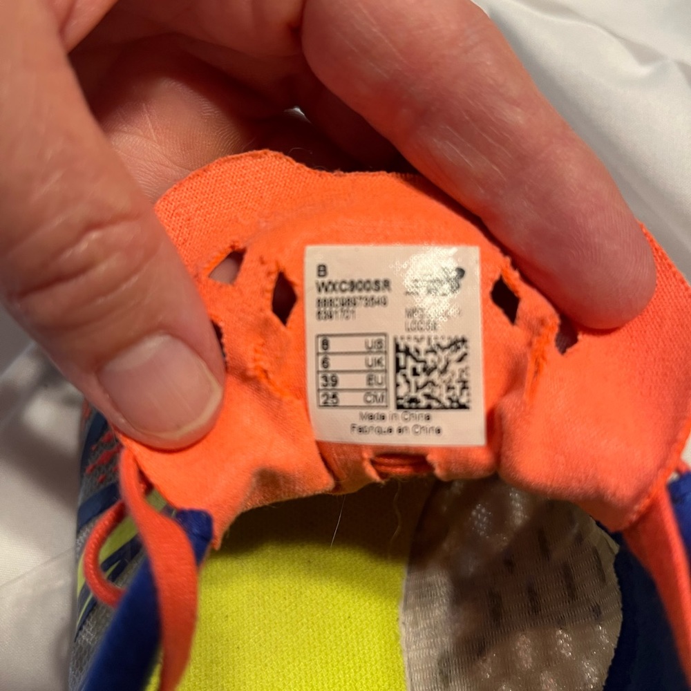 New balance womens kick xc multi color size 8